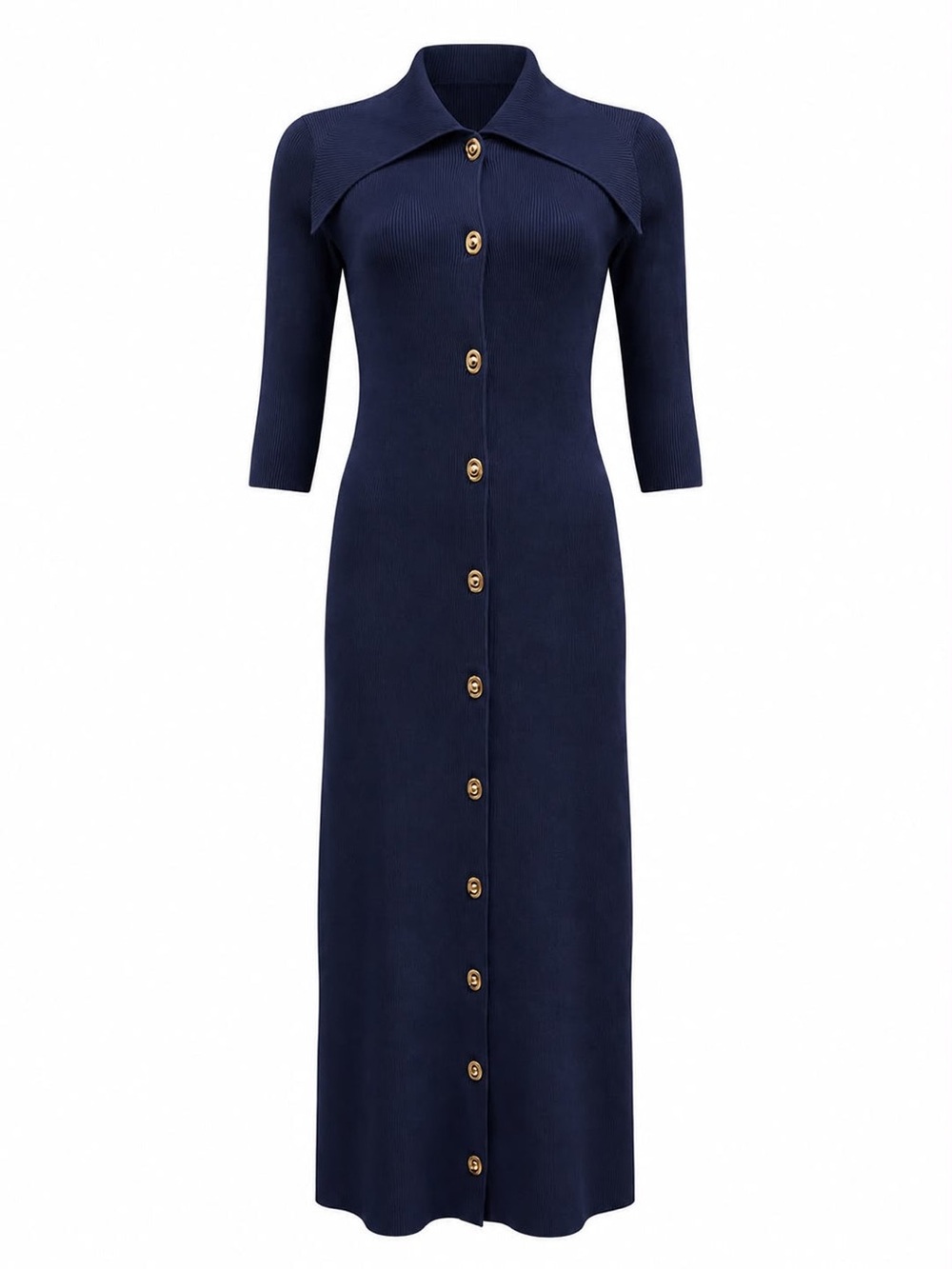 Aleeza Paris Ribbed Knit Dress